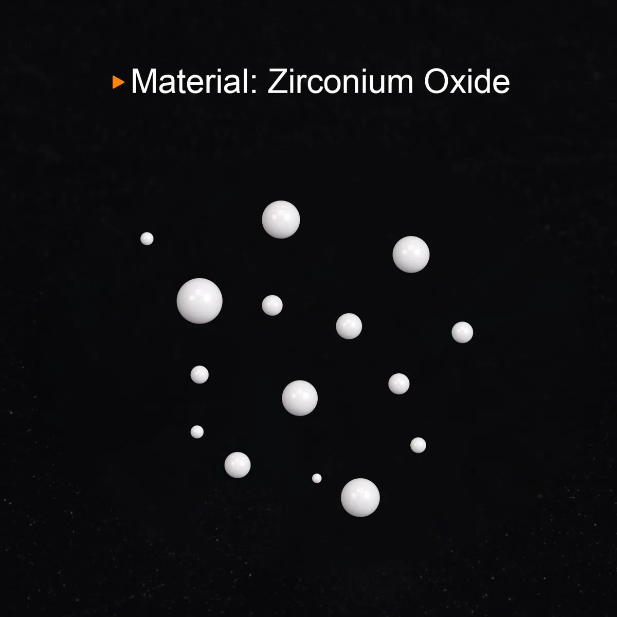 QUARKZMAN 14 szt. Kulki ceramiczne o średnicy 3 mm, cyrkonia ZrO2, precyzyjne kulki stałe G10, białe