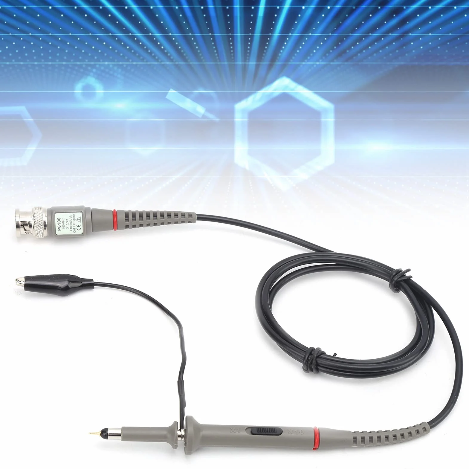 Oscyloskop P6100 Sonda Testowa 1X 10X 6 MHz-100 MHz Przenośne Akcesoria