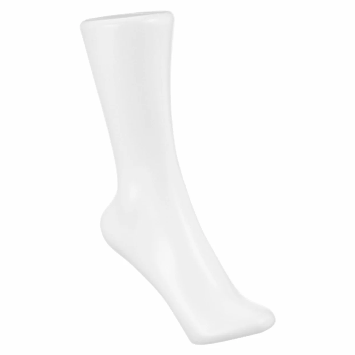 Thick Plastic Fake Foot Model for Sock Display Stable Female Mannequin Foot Prop Realistic Proportions for Shop And Store Use
