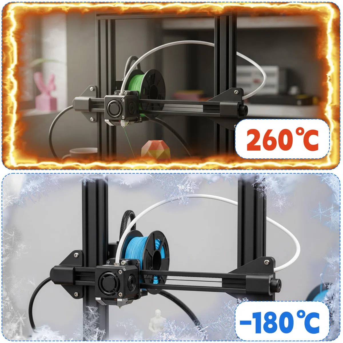 Rura PTFE Idota 10 m do drukarek 3D, rura Bowden 2,5 mm ID / 4 mm OD z obcinaczem do rur, kompatybilna z Bambu Lab A1/A1 mini/P1P/P1S/X1C