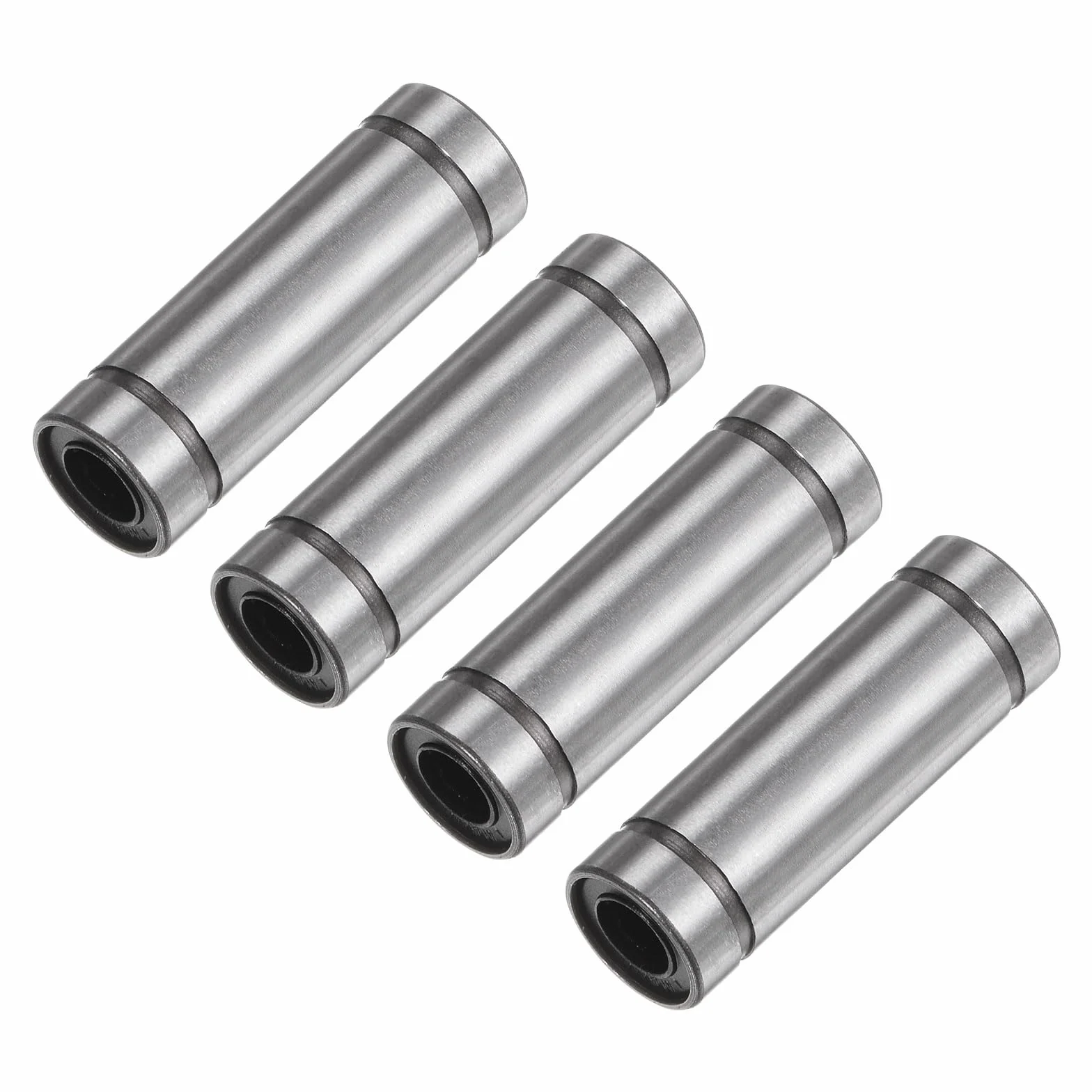 QUARKZMAN LM6LUU liniowe łożyska kulkowe 4 sztuki, średnica otworu 6 mm, średnica zewnętrzna 12 mm, długość 35 mm, łożysko liniowe do narzędzi maszynowych CNC, drukarki 3D