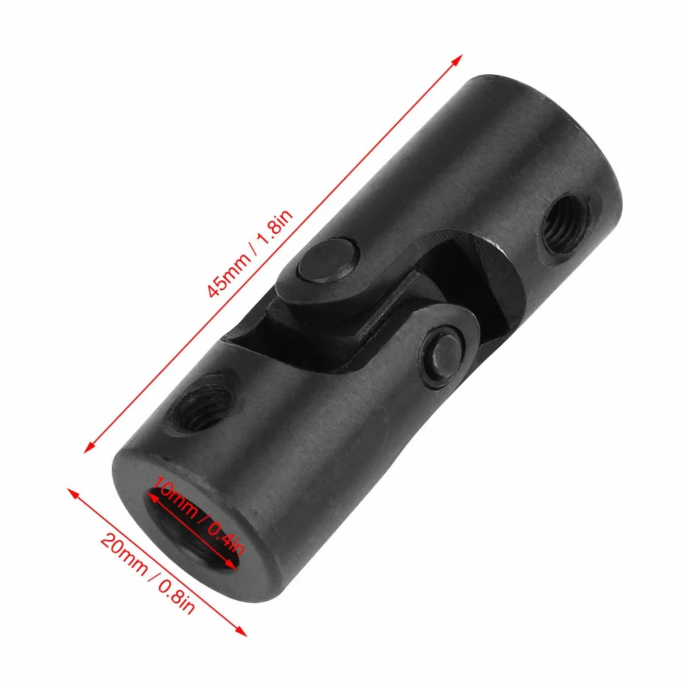 Przegub Cardan 8 10 mm Sprzęgło Wału Metalowego Złącze Silnika 10*20*45mm