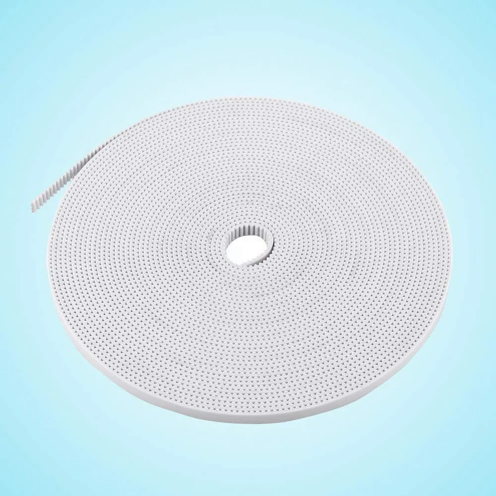 10m 6mm Szerokość Paska Rozrządu Gt2 6mm Stalowy Rdzeń Pasek Rozrządu do Drukarki 3d Biały 2gt6 Otwarty Koniec Materiał Pu ze Stalowym Rdzeniem Akcesoria do Drukarki 3d