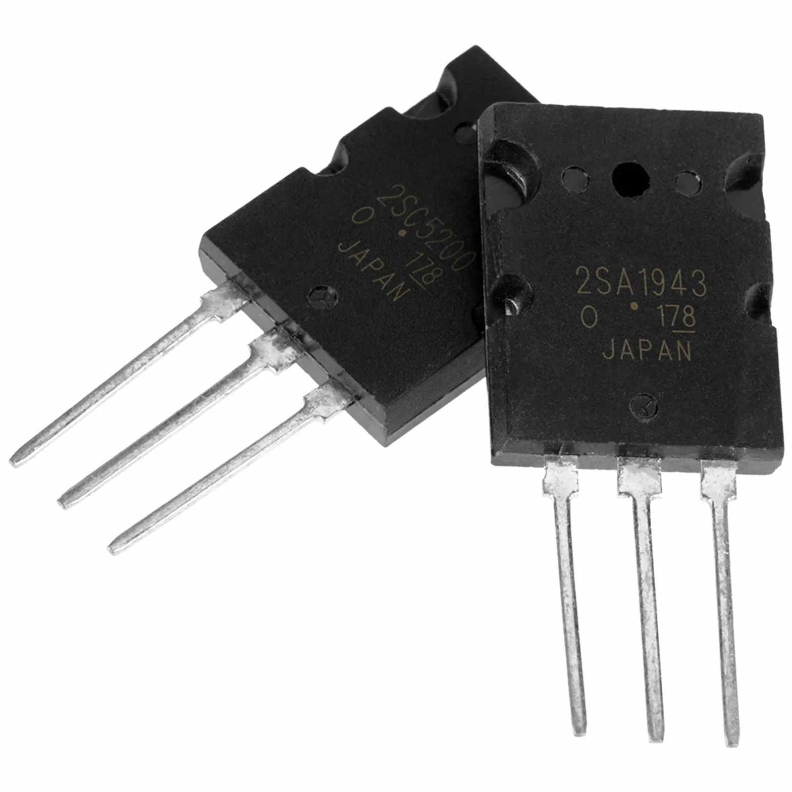 5 x + 5 x 2SC5200 tranzystor audio, 5 par czarny 2SC5200 połączenie wysokiej wydajności