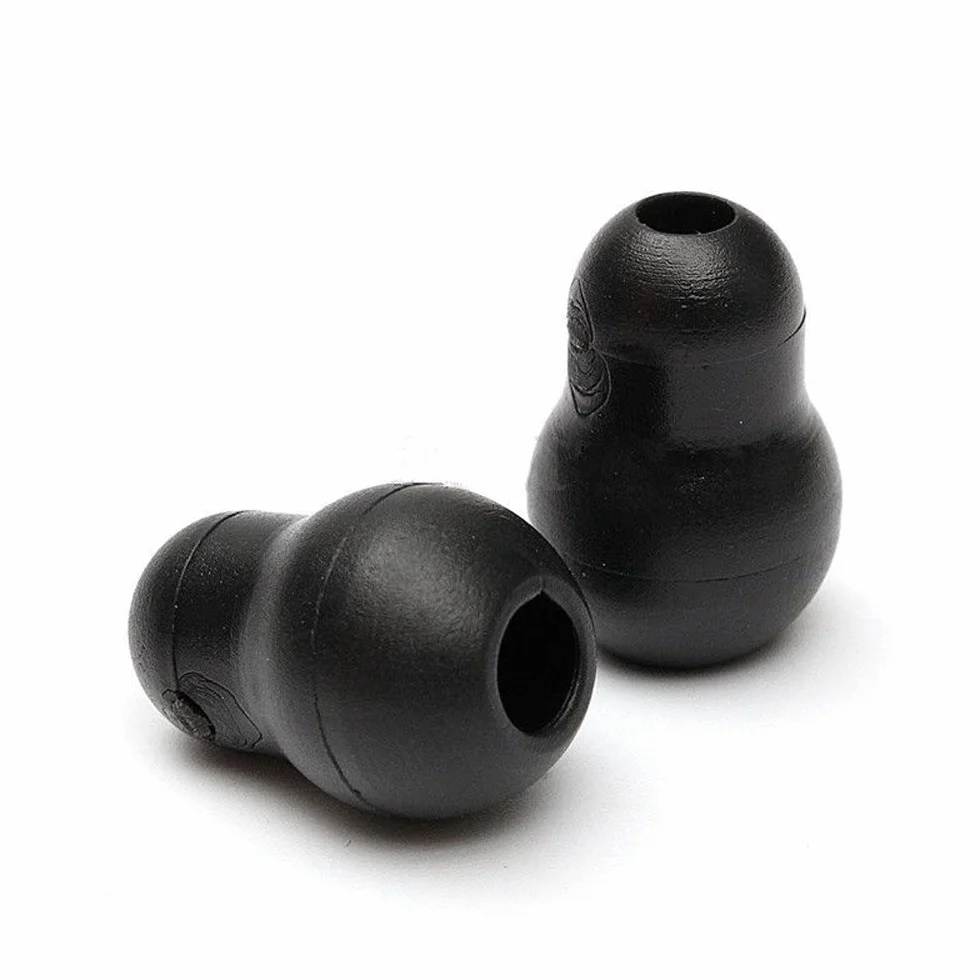 Zatyczki do uszu stetoskopowe wymienne miękkie do stetoskopu Littmann czarne 10 szt.