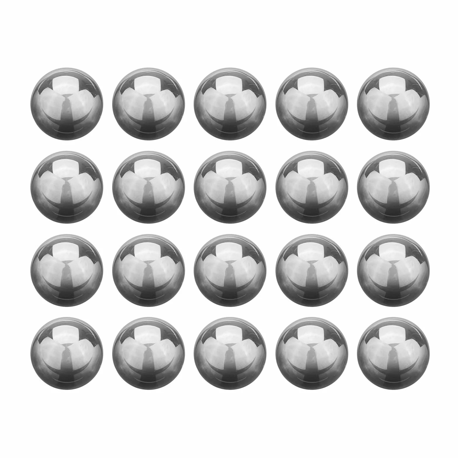 QUARKZMAN 20 szt. łożyska kulkowe ze stali wolframowej 2,5 mm węglik wolframu precyzja kula G5