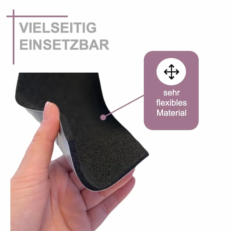 sarian® Paski z gumy piankowej z jednostronną warstwą klejącą – możliwa długość do 10 m i grubość 10 mm | izolacja | materiał izolacyjny | taśma uszczelniająca | EPDM