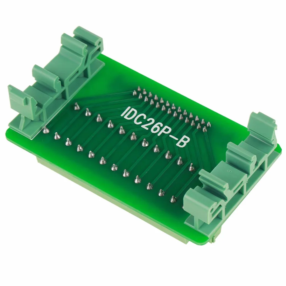 Złącze IDC 26-pinowe Breakout Tabliczka Zaciskowa Szyna DIN 5mm Moduł Interfejsu Męskie