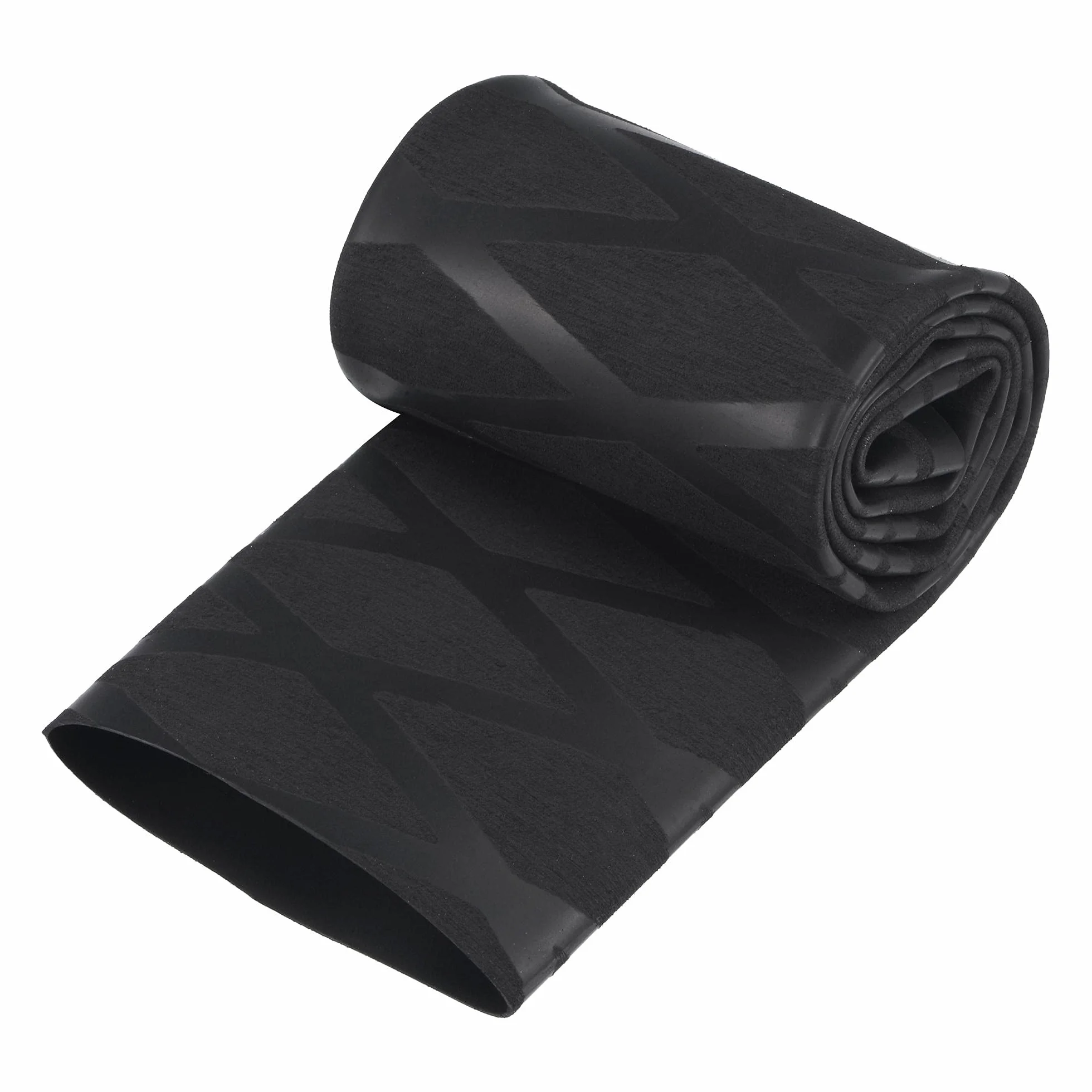 sourcing map Rurka termokurczliwa do uchwytu wędki 40mm Średnica 65mm Płaski 1,6ft 2:1 Stosunek czarny