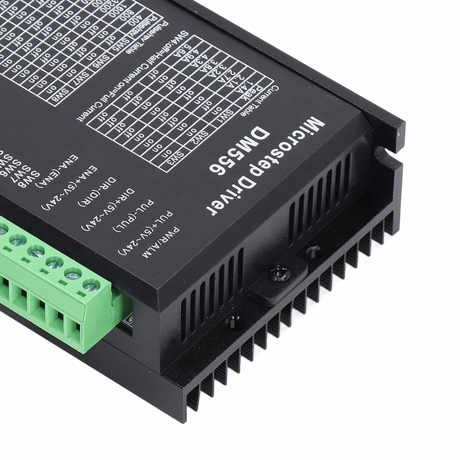 Dm556 Cyfrowy Silnik Krokowy Sterownik Silnika Krokowego Nema 34, Dm556 Sterownik 2-fazowy 5.6A Sterownik Microstep Cyfrowy dla 57 86 Silników Krokowych NEMA23 NEMA34 Sterownik