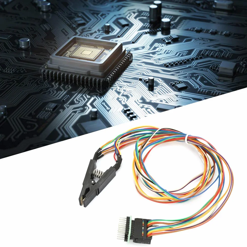 Adapter SOP16 SOIC16 16-pinowy do Programatora DIP8 dla Mikrokontrolerów Konwerter IC Zacisk Testowy