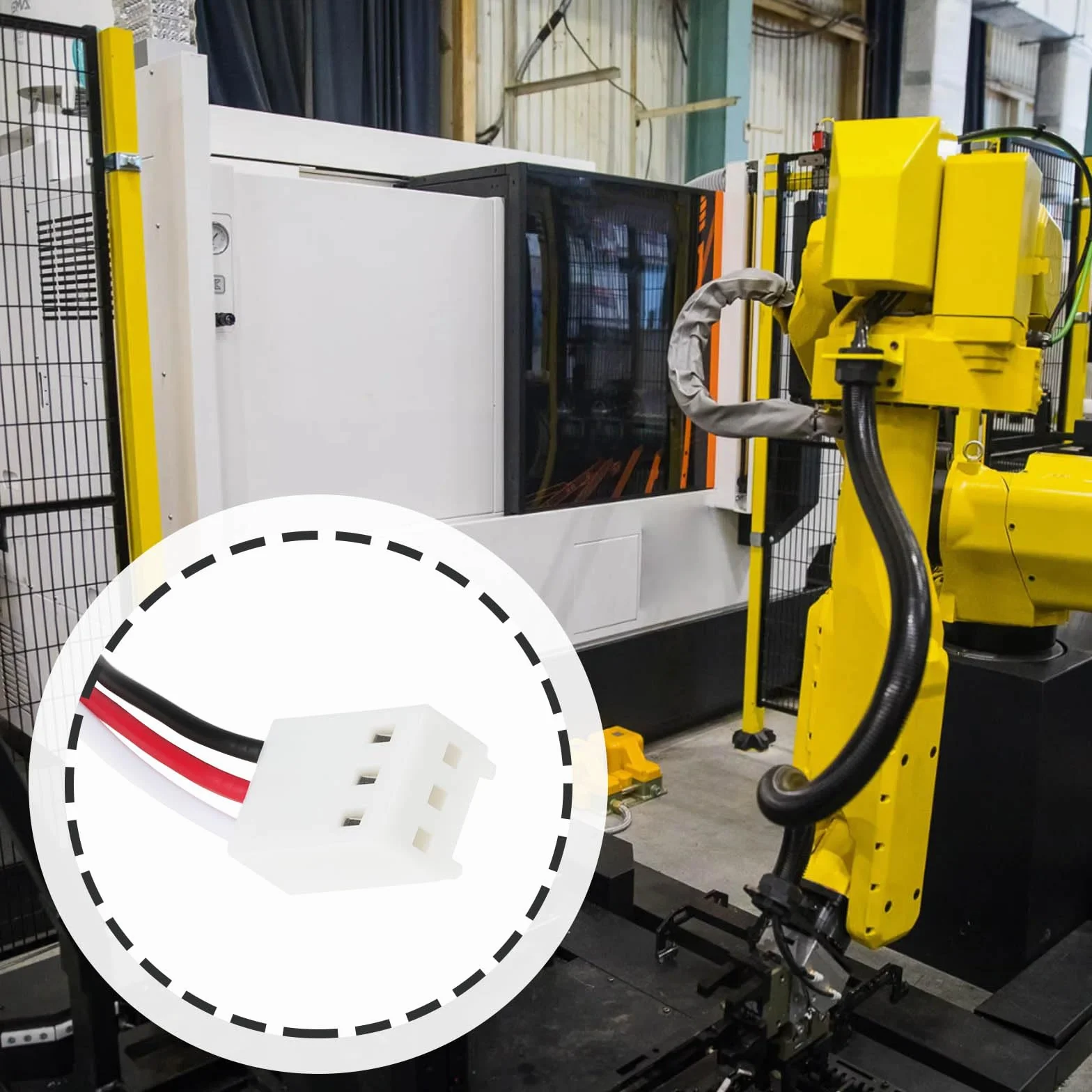 3-pinowy wentylator chłodzący serwo 3610ML-05W-B49 DC24V 0,16 A 90 x 90 x 25 mm kompatybilny z FANUC