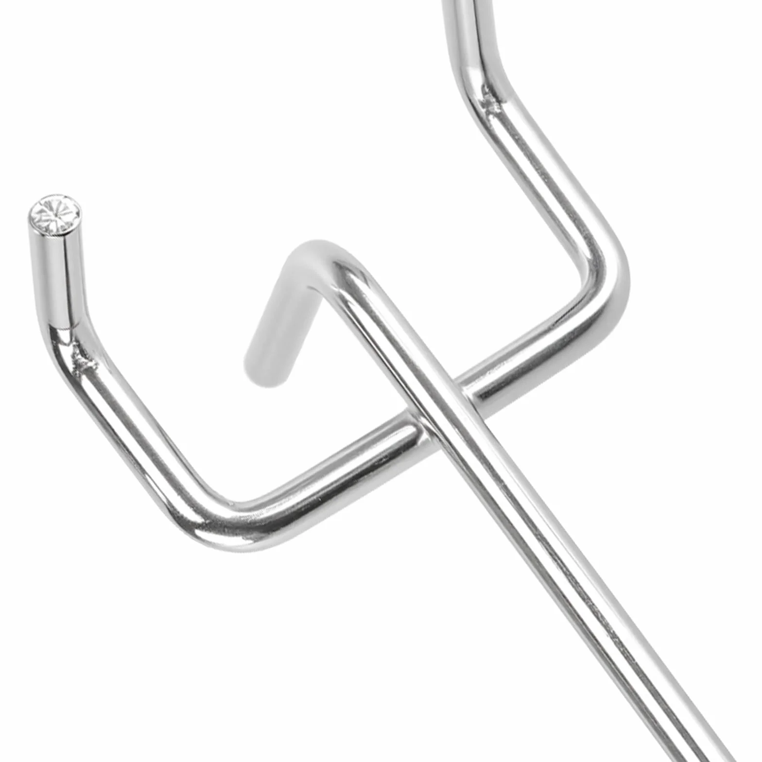 Zestaw 120 sztuk haczyków na ?cian? perforowan?, 5 cm + 10 cm, blacha perforowana, haki na ?cian? narz?dziow?, metalowe haki do tablicy wtykowej, do warsztatu, gara?u, kuchni, uchwytu