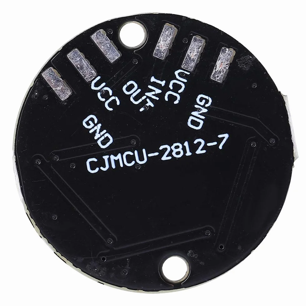 Sterownik LED WS2812 5050 RGB 7bit CJMCU Okrągłe Wbudowane Światło Kolorowe 10 Sztuk