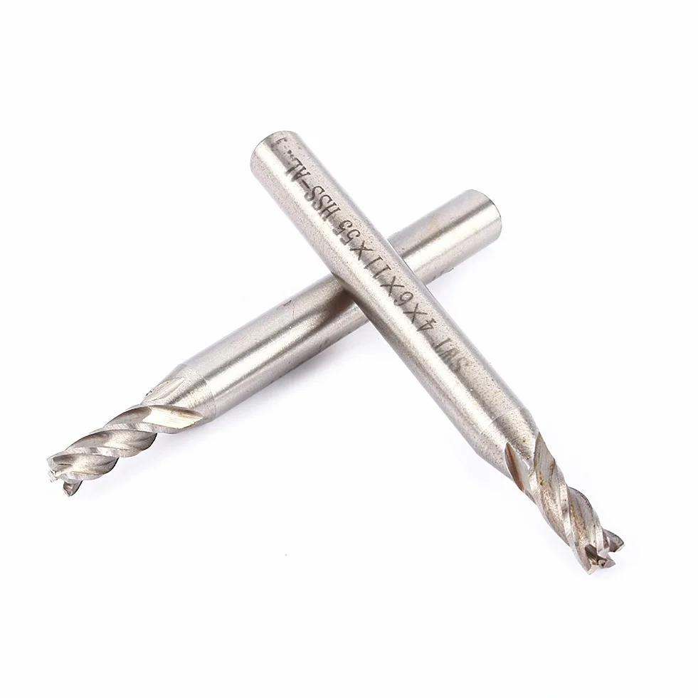 Frez końcowy HSS 4mm 4 rowki wiertło do frezowania CNC