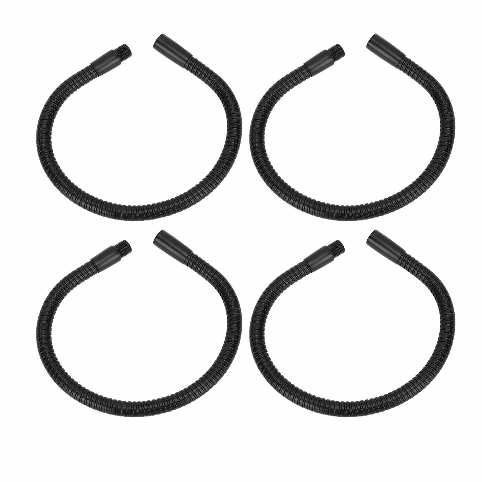 4 szt. Elastyczne ramię Węża Typu gęsia szyja Rura Aluminiowa 10mm Kaliber stół Lampa Biurkowa wąż Oprawy Oświetleniowe (30cm)