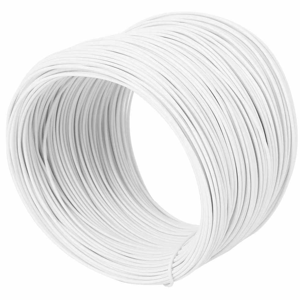 Ocynkowany drut żelazny ocynkowany biały ręcznie robiony gałąź winogron 0,55 mm 100 metrów wskaźnik ocynkowana stal hobby drut