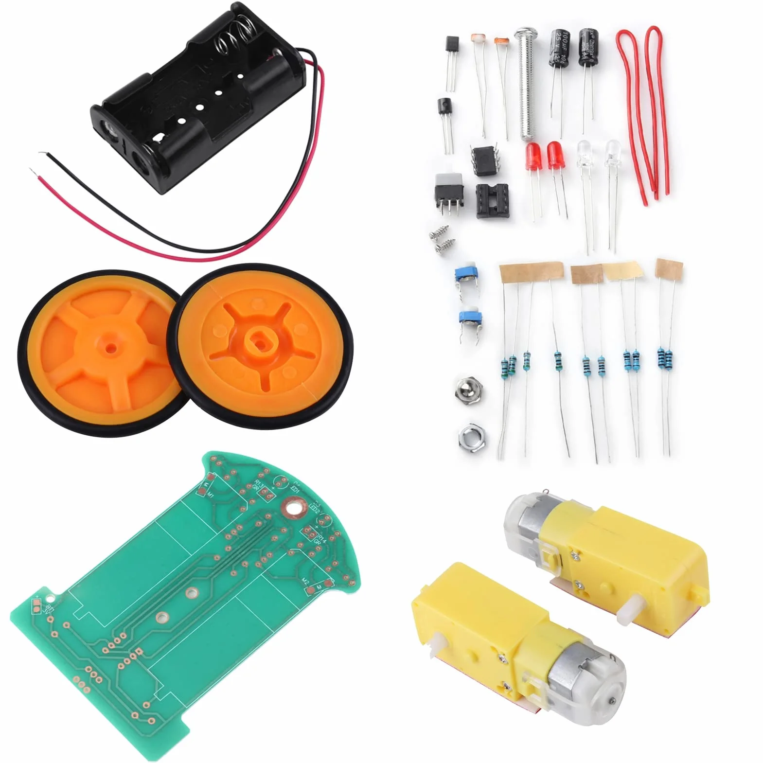 Intelligente Auto Chassis Kits DIY Zubehör Set Elektronische Komponente Kit Für RC Auto Robot Projekt Modellbau