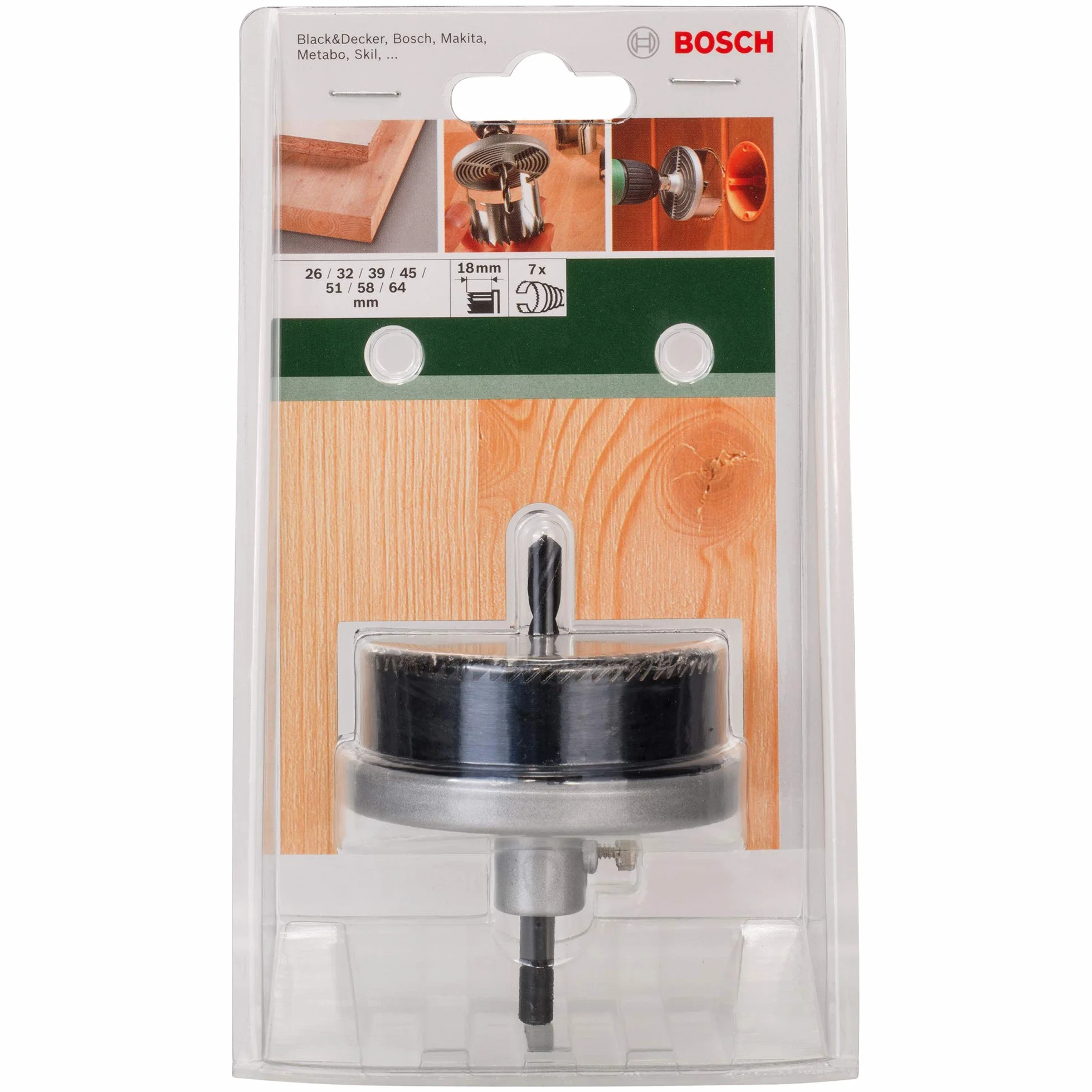 Bosch Profesional Z.WIEŃ.TN. 25,32,39,45,51,58,64MM 7PC