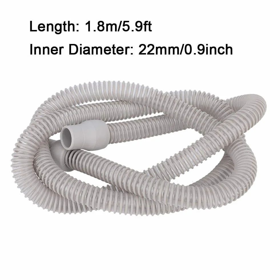 CPAP Rurki, 1,8m Uniwersalne Rurka CPAP Rurka Respirator do Oddychania dla Wentylatora Oddechowego Standardowe Plastikowe Rurki Akcesoriów Maszynowych