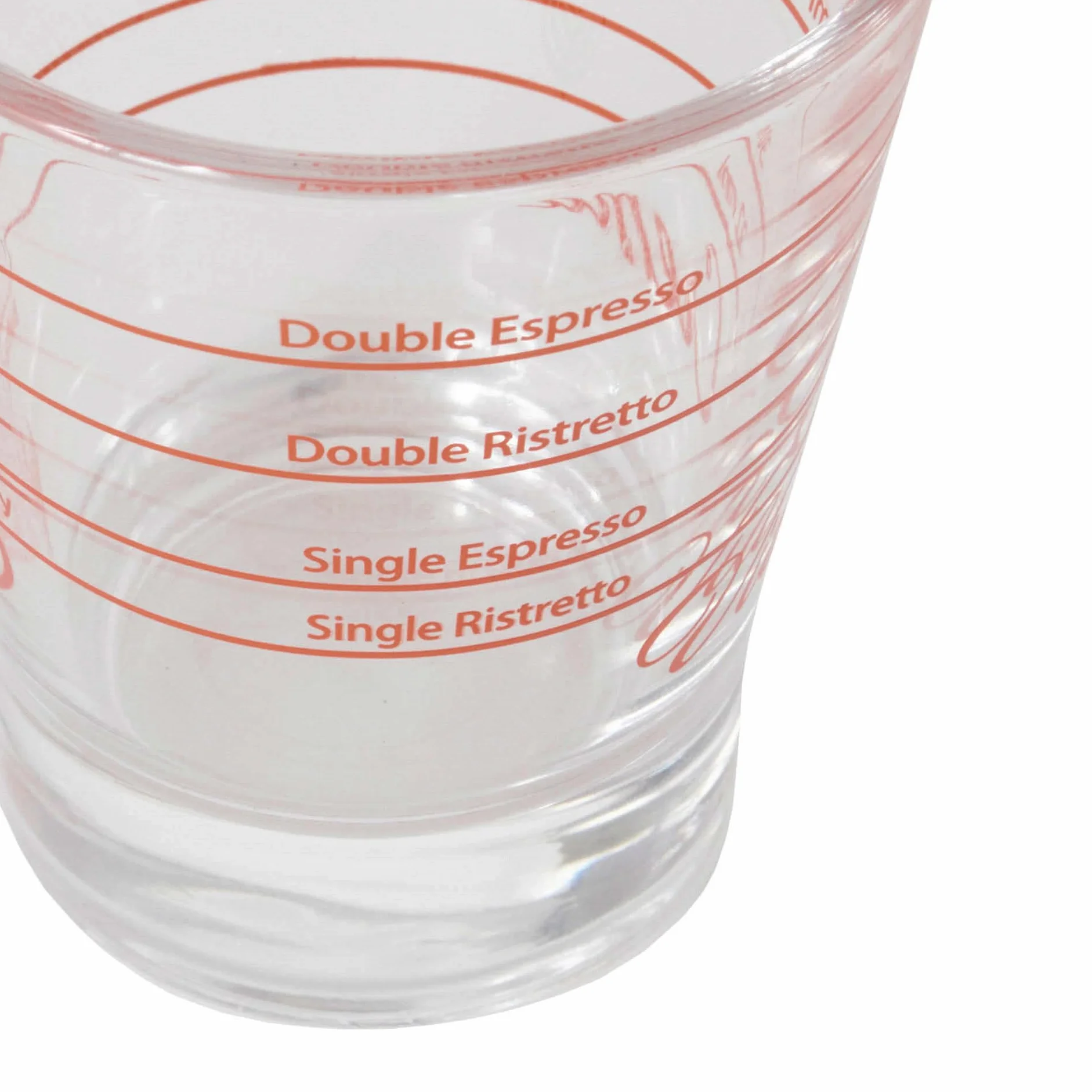 ITALPARTS VIA CREMA [1 sztuka] szklanka do espresso kubek z miarką. Espresso Shot Glass (1) kubek do kawy shot, kubek z miarką barista akcesoria do kawy