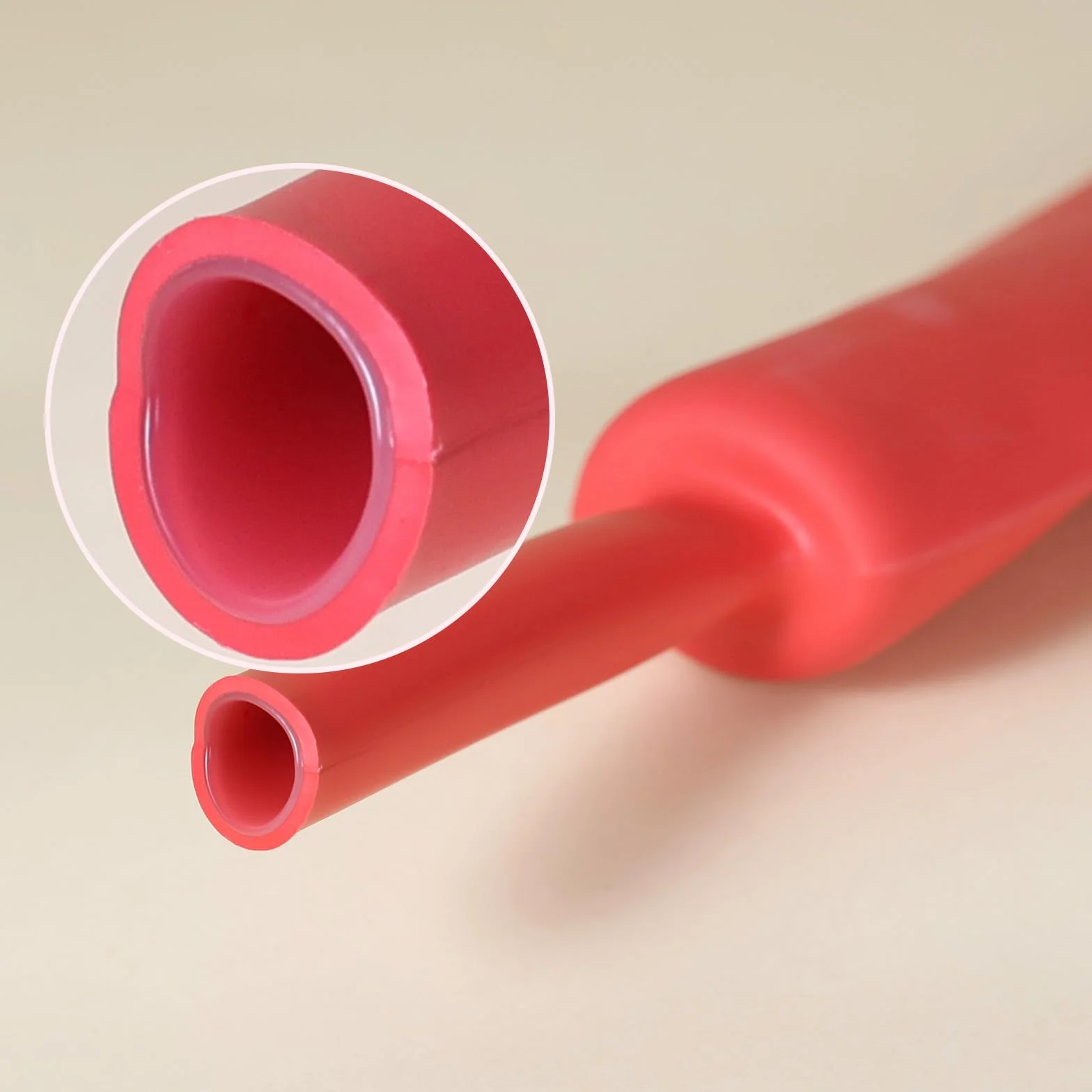 Wąż termokurczliwy 30 mm 3:1 z klejem podwójne ściany wodoodporny 1 m czarny 1 m czerwony