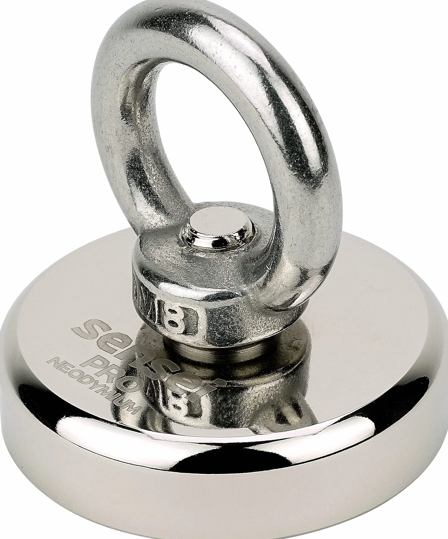 Magnes Neodymowy N52 SENSEI 80 kg Ø4,8 x H1,2 cm z Uchwytem Górnym