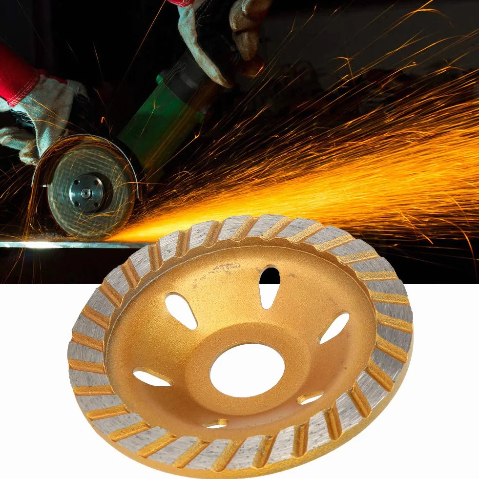 Betonowa tarcza szlifierska Turbo diamentowa 100mm do kamienia granitu szlifierki kątowej