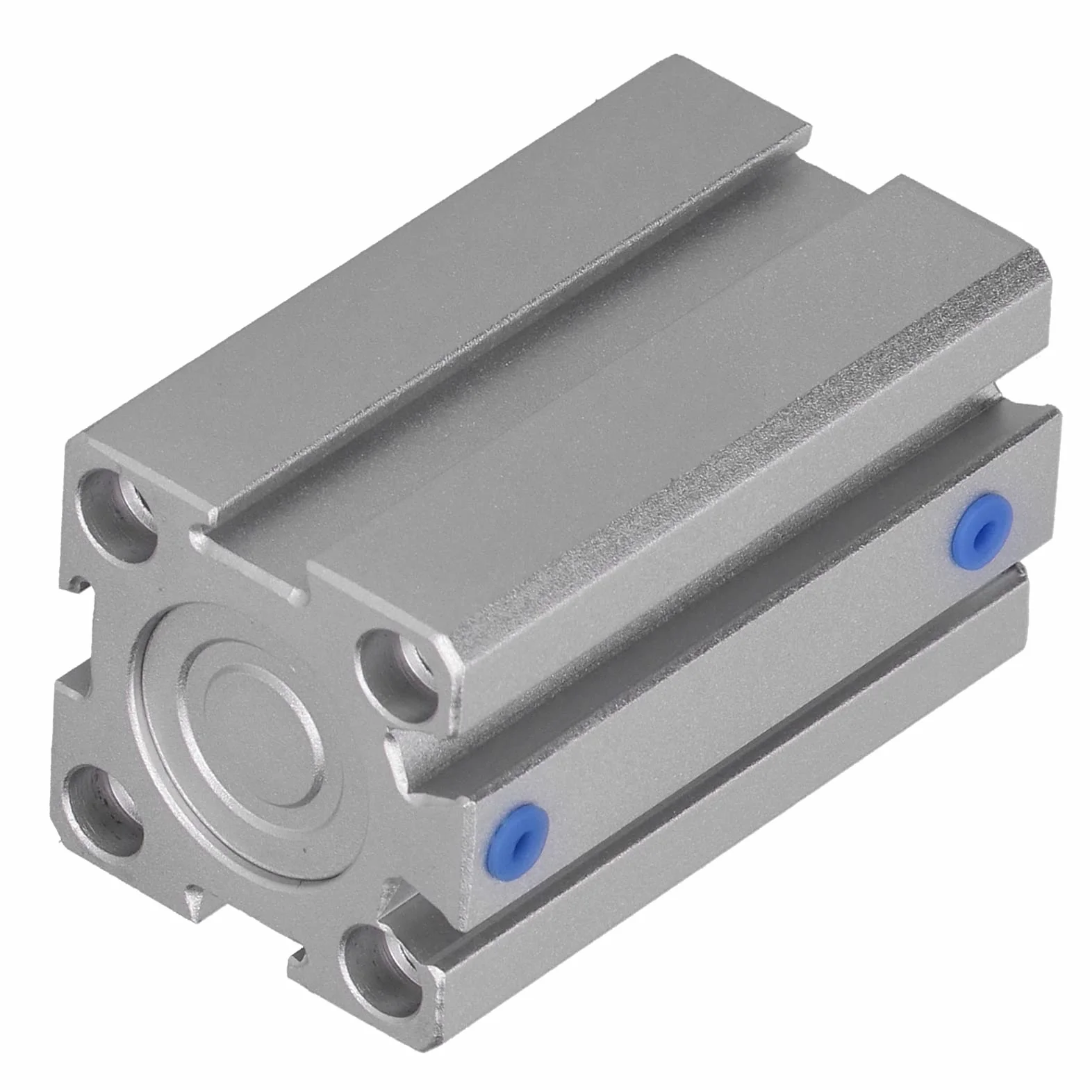 FTVOGUE Cylinder Pneumatyczny 20 Mm Dwukrotnie Działający Siłownik Powietrza Łatwa Instalacja Krótki Skok Duża Siła Wyjściowa Łatwa w Użyciu Odpowiednia dla Małej Przestrzeni Cylinder Aluminium