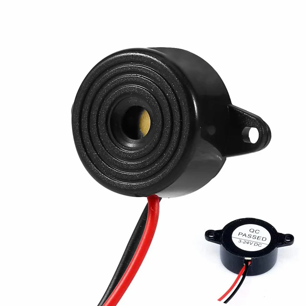 5 sztuk DC 3-24V 85DB Elektroniczny Brzęczyk Piezo dźwięk dźwięk alarm elektroniczny migający sonda alarmu komputerowego, ksero, alarm, zabawki elektroniczne