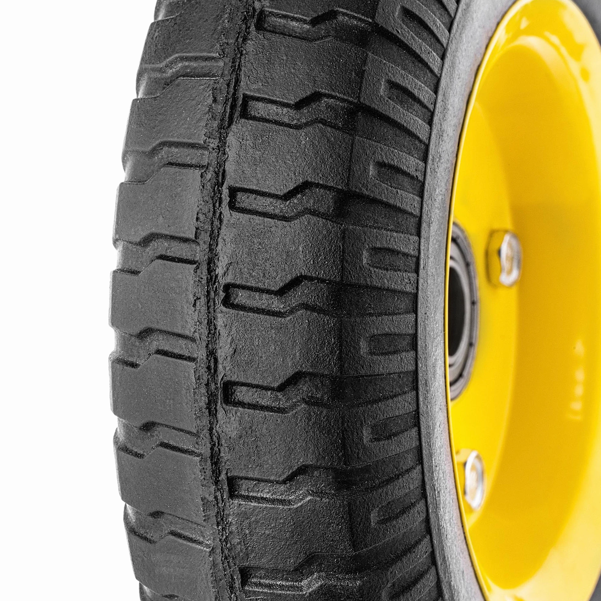 KADAX Koło zapasowe do wózka transportowego 200 x 55 mm, 1 sztuka, odporne na przebicia, 2.50-4, do taczki, wózka transportowego i wózka ogrodowego, koło do taczki z otworem osi 17 mm