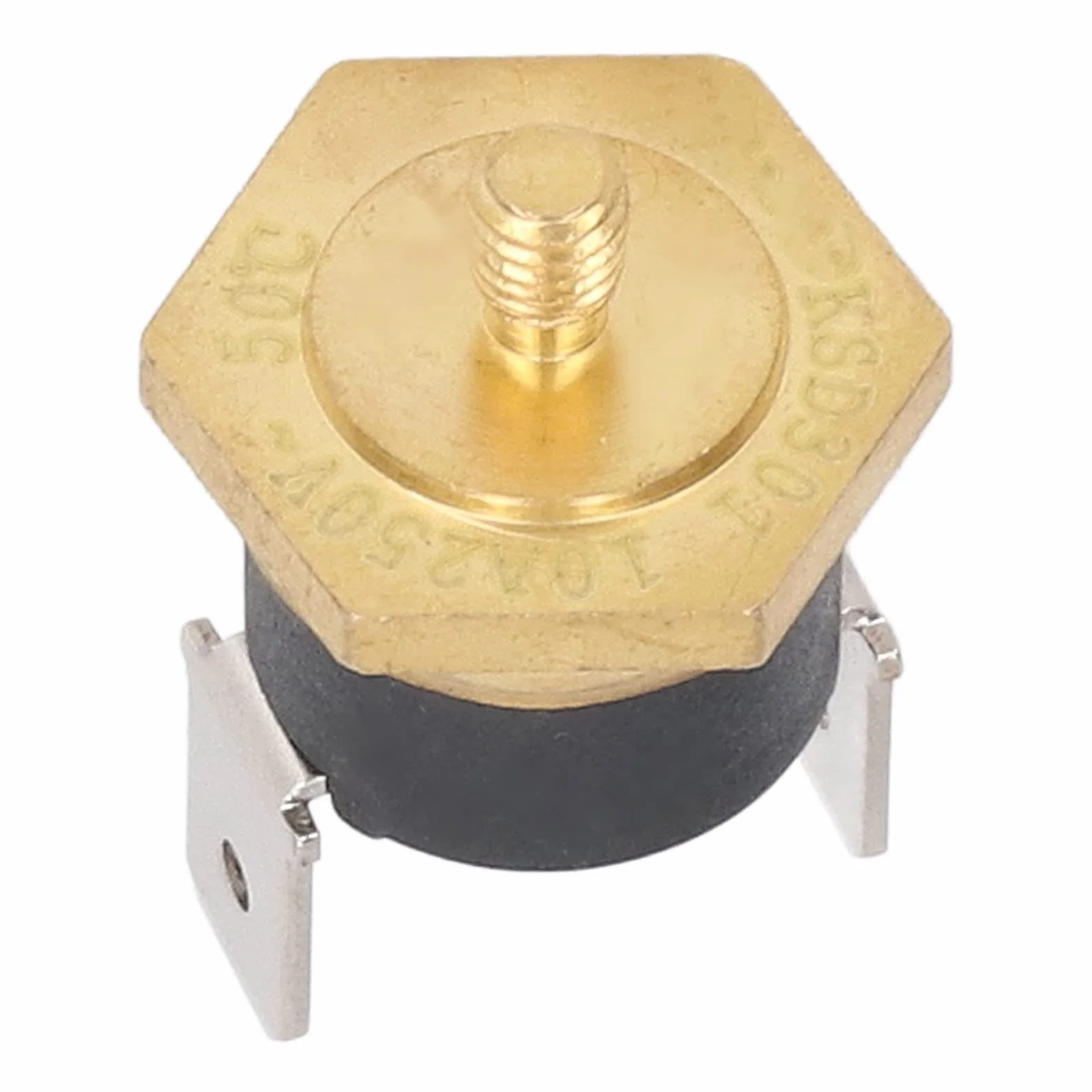 Ksd301 miedziany termostat do gwintu M4, 250 V, 5 sztuk, bimetalowa głowica, regulator temperatury, regulator temperatury (150℃)