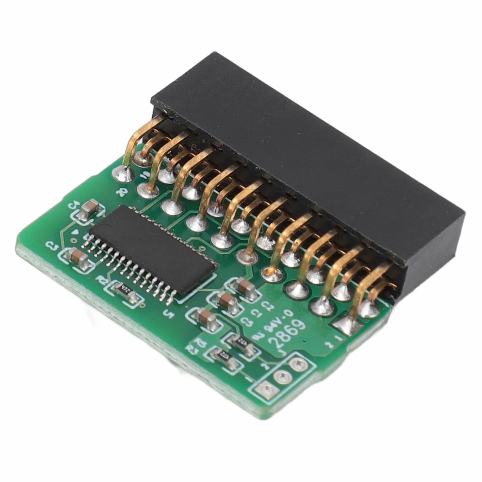 Moduł TPM2.0 Moduł LPC 20Pin dla SuperMicro AOM TPM 9665V TCG 2.0, Wymienny moduł Bezpieczeństwa TPM 2.0, łatwa Instalacja, Konstrukcja Pionowa