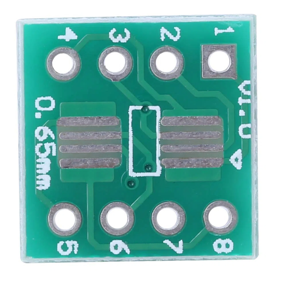 100 sztuk moduł adaptera konwertera płyta adaptera moduł konwertera lekkie akcesoria elektroniczne SOP8 SSOP8 do DIP8 TSSOP8 DIP SMD do Inline
