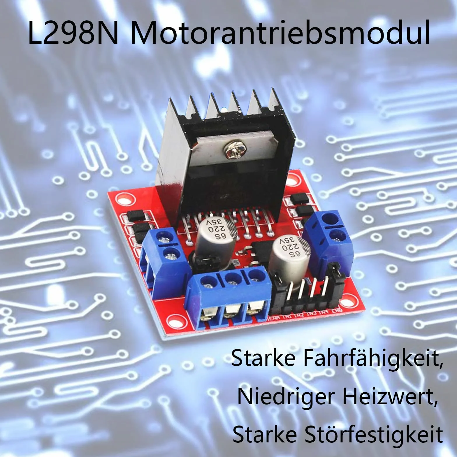 4 szt. L298N Motor Drive Controller Board moduł Dual H mostek DC moduł krokowy do Arduino