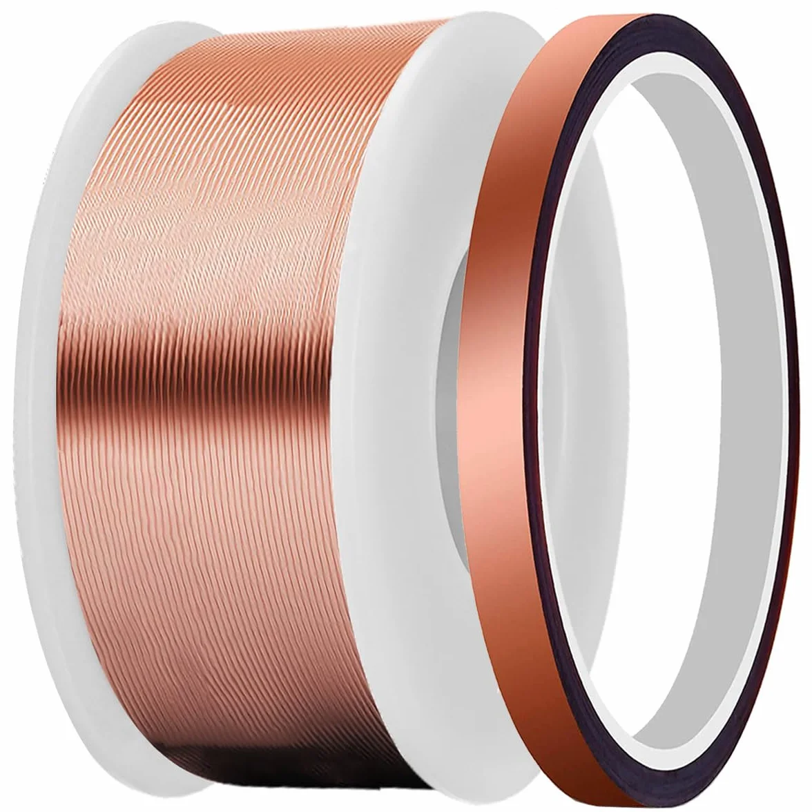 Xiatiaosann 24AWG drut magnetyczny, średnica 0,5 mm, emaliowany drut miedziany, 150 g, 85 m 0,05 mm, izolowany, odporny na wysokie temperatury 155℃ drut nawijany do silnika, transformatory z taśmą