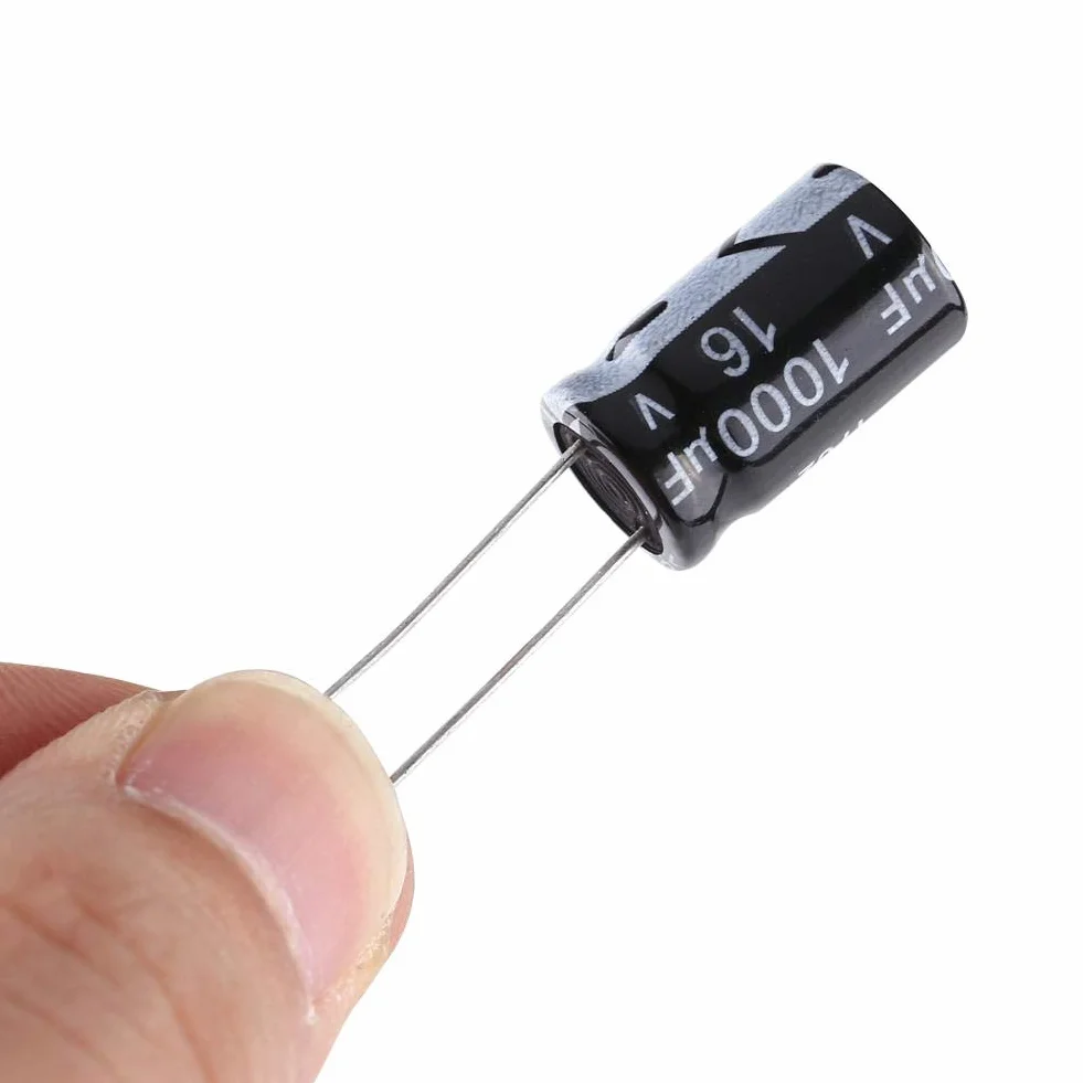 Kondensator Elektrolytkondensator 500 stycken 24 värden 10V-50V 0.1UF-1000UF aluminium sortiment lådesats