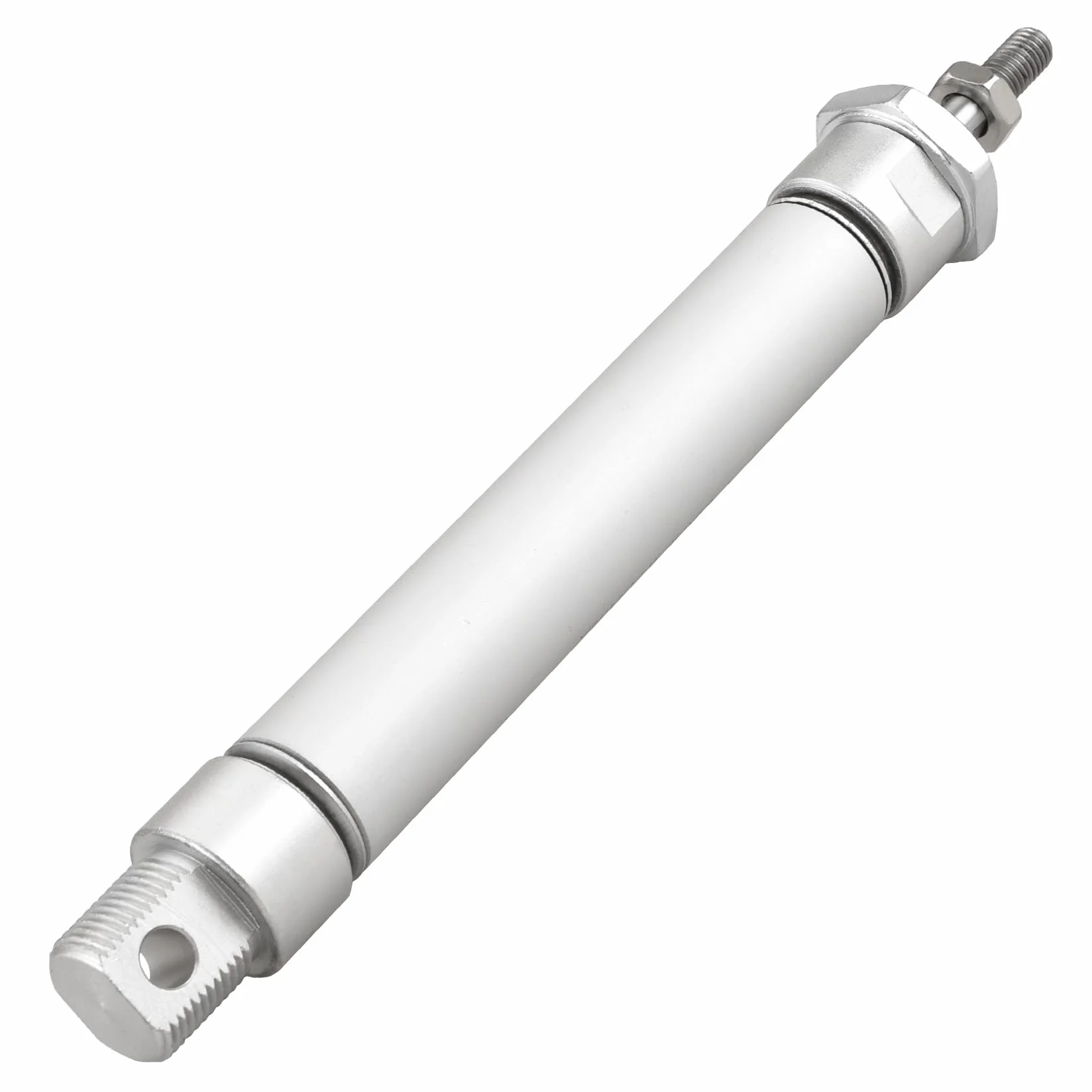 Heschen Smukły cylinder pneumatyczny MAL 20-100 otwór 20 mm skok 100 mm dwustronny PT1/8 cala metal 145 PSI