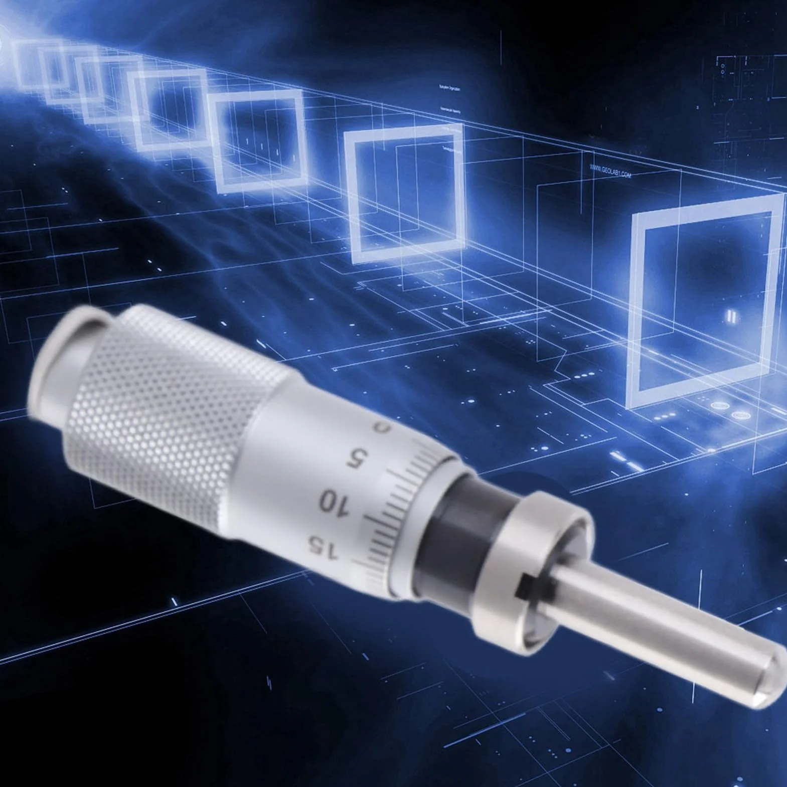 Głowica mikrometru 0-13 mm, metalowy mikrometr narzędzie pomiarowe do precyzyjnego tuningu różnych przyrządów dokładności (głowica kulowa z nakrętką)