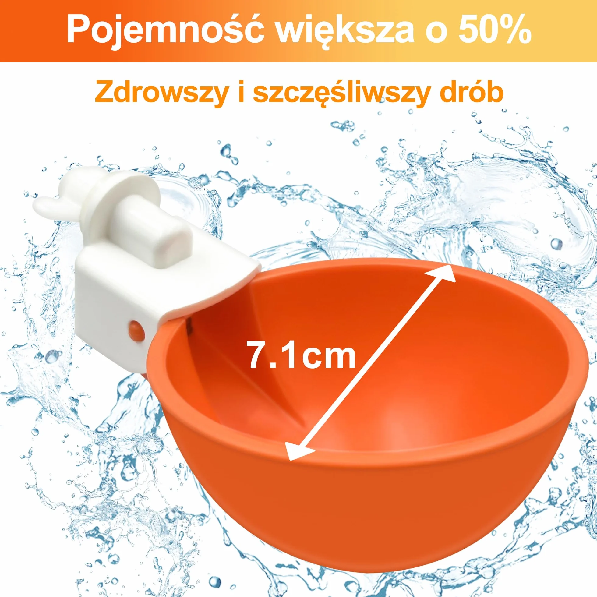 Zestaw poidła dla kurcząt 6 sztuk automatyczny