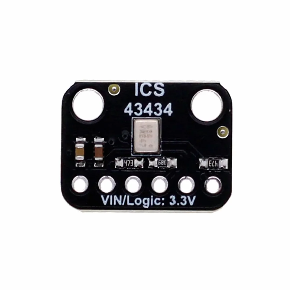 Do projektów audio "zrób to " kompatybilny moduł mikrofonu I2S MEMS ICS-43434 Audio Capture Mini - z filtrem niskiego przepustowości