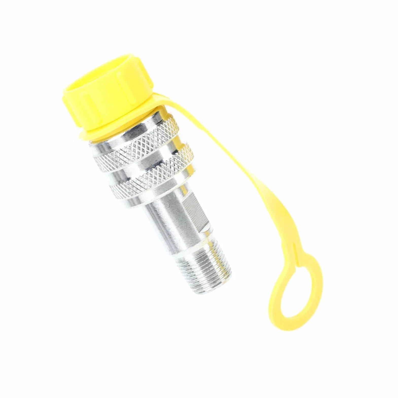 Szybkozłączki Hydrauliczne Gwint Zg 3/8 Zestaw Sprzęgieł Męskich i Żeńskich Żółty