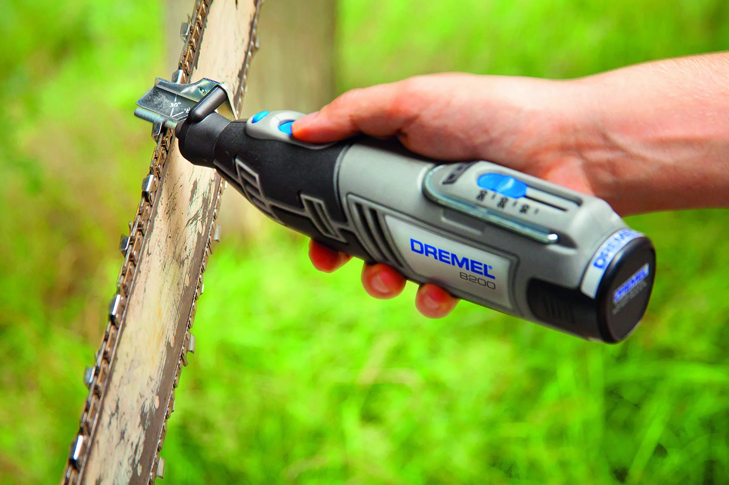 Dremel 454 kamienie szlifierskie do ostrzenia pił łańcuchowych w multiopakowaniu, 3 kamienie szlifierskie do precyzyjnego, szybkiego i łatwego ostrzenia pił łańcuchowych (4,8 mm)
