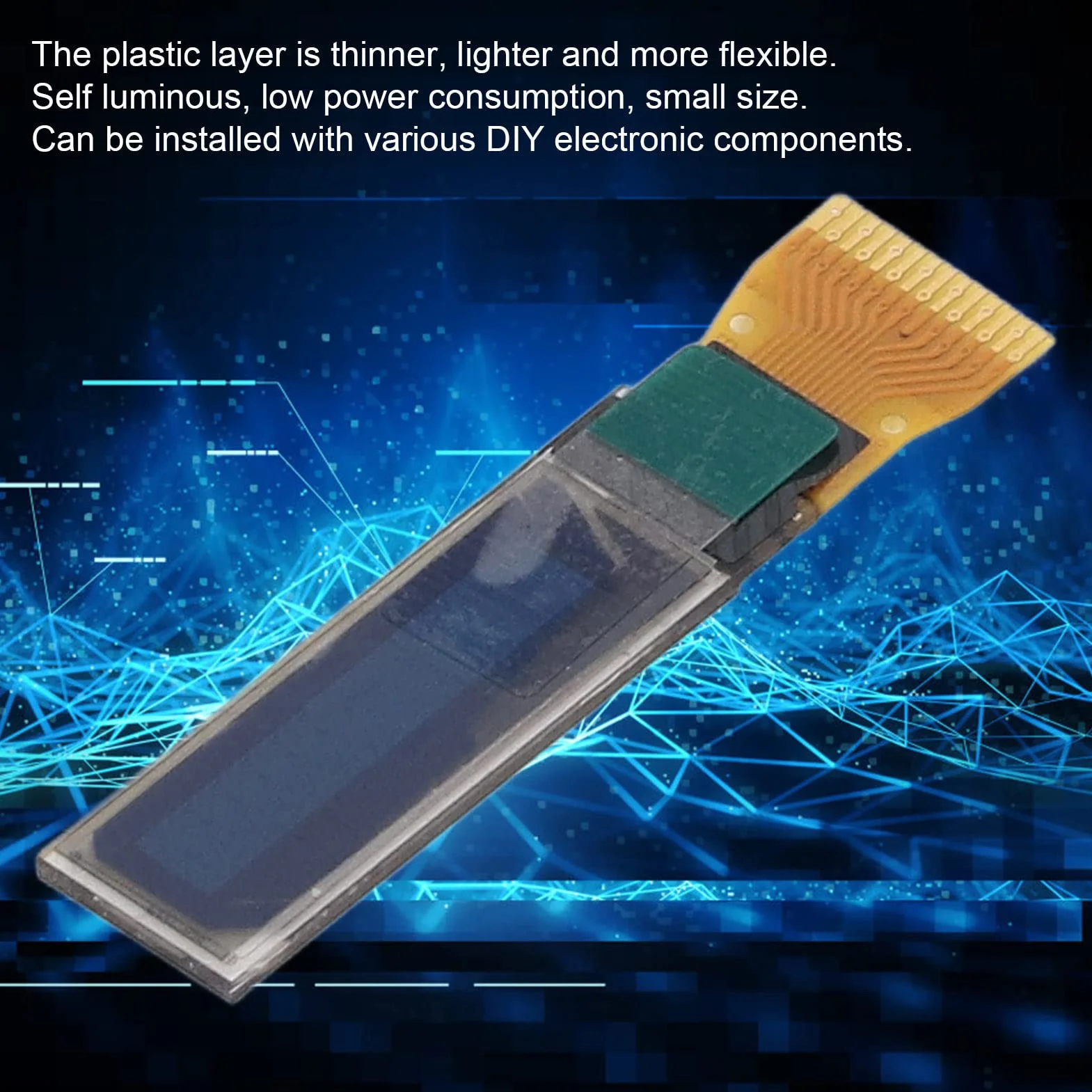 4 Sztuk Interfejs SPI IIC 14 Pin Tablica Cyfrowa Zestaw Akcesoriów Zestaw 0.69in moduł Wyświetlacza LCD Ekran 96x16 rozdzielczość Cyfrowy Wyświetlacz OLED Ekran