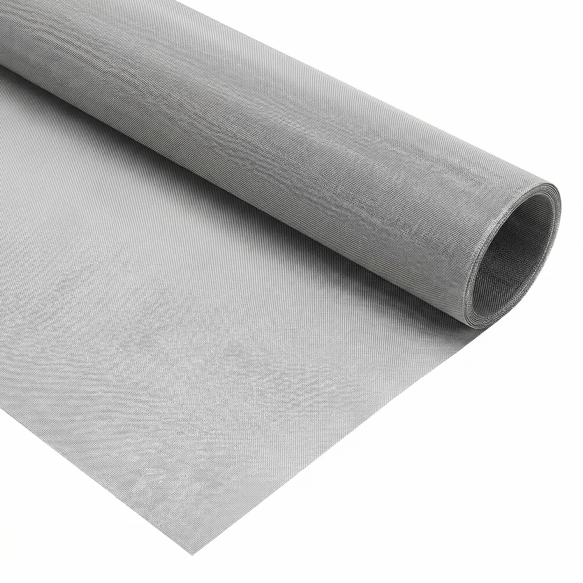 QWORK® Siatka druciana ze stali nierdzewnej 304, 30 * 100cm, siatka 120, siatka druciana do filtracji