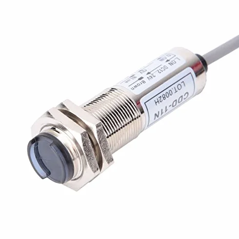 CDD-11N 10mm czujniki zbliżeniowe na podczerwień Cylinder fotoelektryczny czujnik odblaskowy NPN NO 4-przewodowy 12-24VDC 300mA
