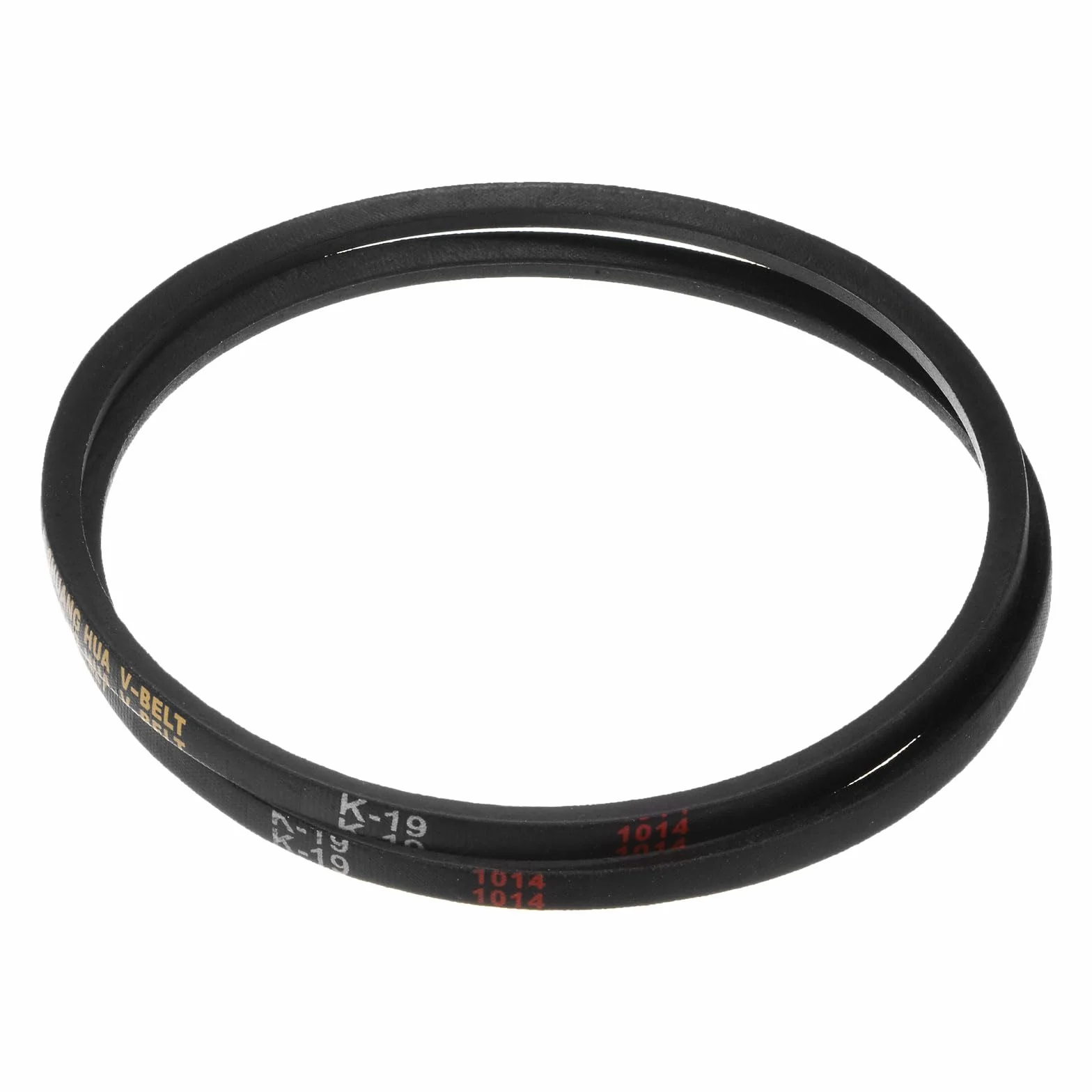 QUARKZMAN 2 szt. Gumowy pasek V K19, pas V-Belt K 19" obwód zewnętrzny x 0,315" szerokość x 0,236" grubość, przemysłowy pasek napędowy