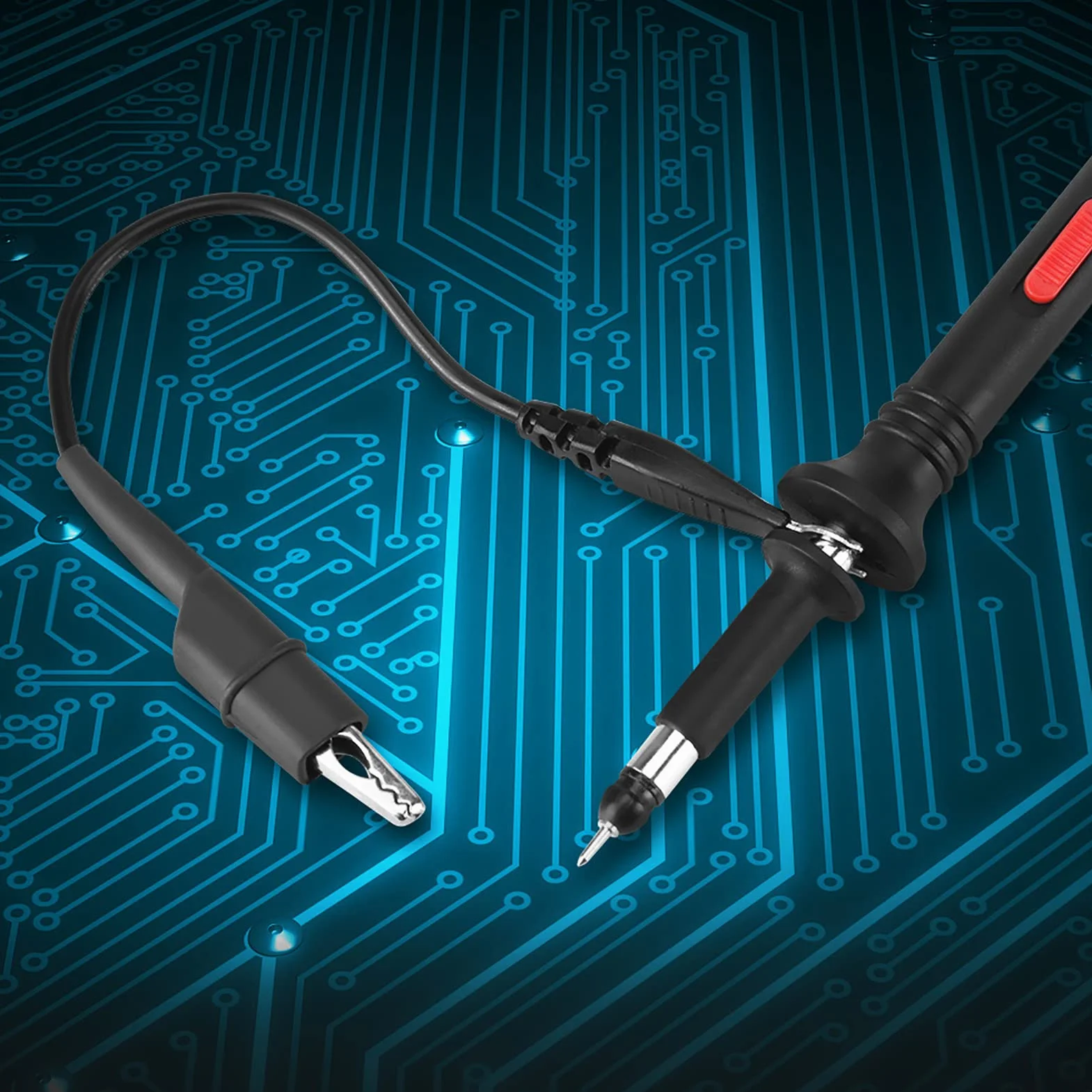 Pp215 dla Scope Sonda Zacisk Uziemiający 1Pc 200Mhz Zakres Oscyloskopu Sonda Testowa Klip Bnc P2200 X10 X1 Czarny