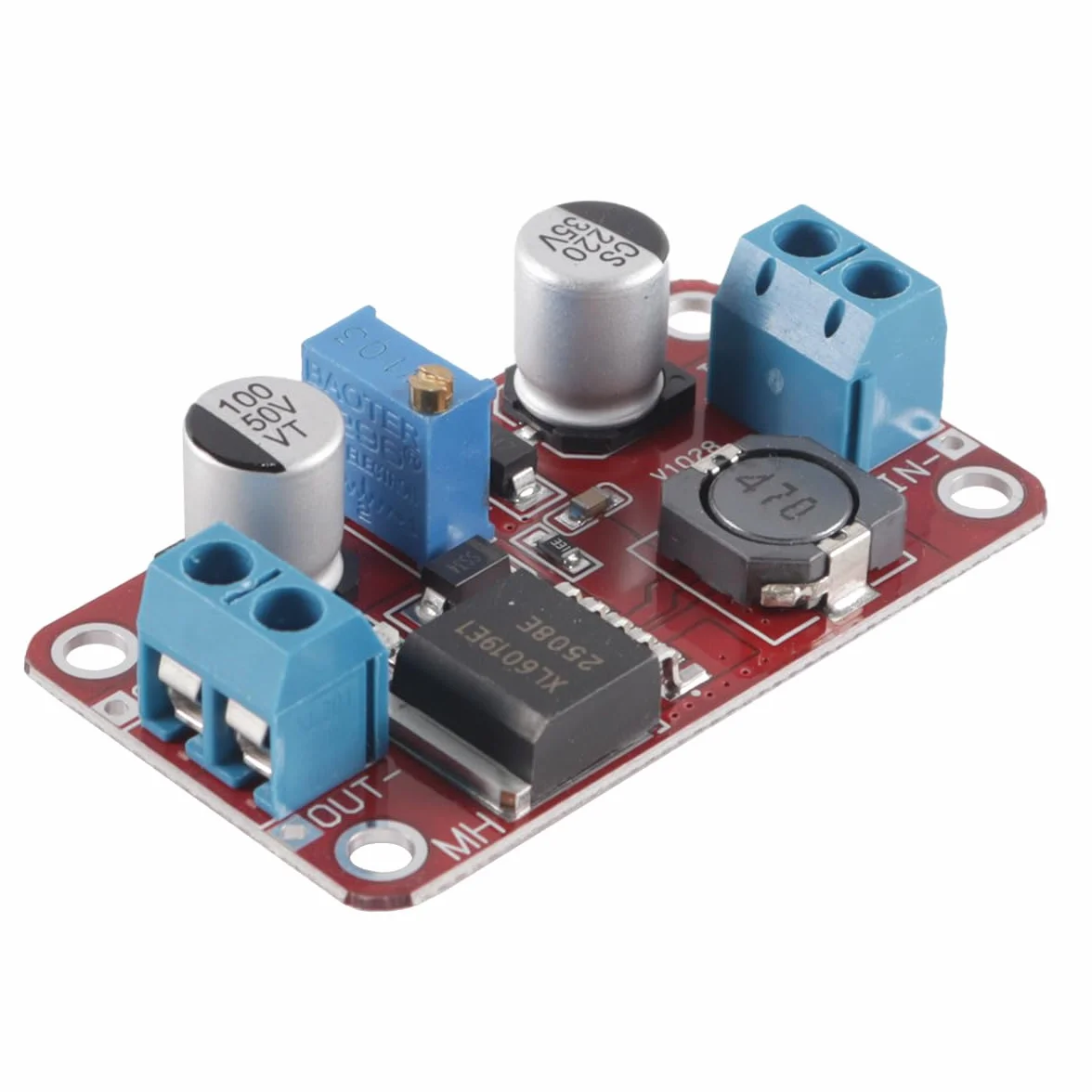 Moduł konwertera Buck-Boost DC-DC XL6019, regulowany regulator napięcia 3-35 V do 5-40 V, 5 A, moduł zasilania podnośnika o wysokiej wydajności
