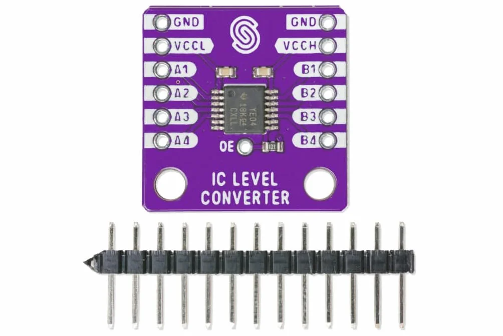 Soldered 4-kanałowy konwerter poziomu logicznego, TXS0104 Breakout Board | Made in EU | 333017